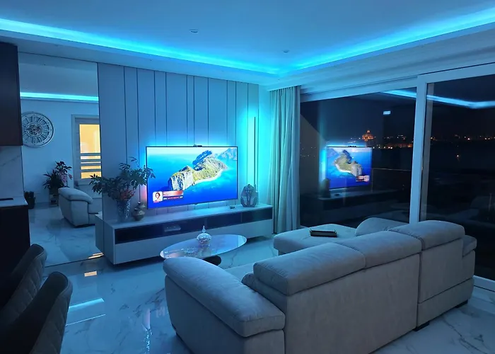 公寓 Luxury Living - Seafront Haven In - Malta *