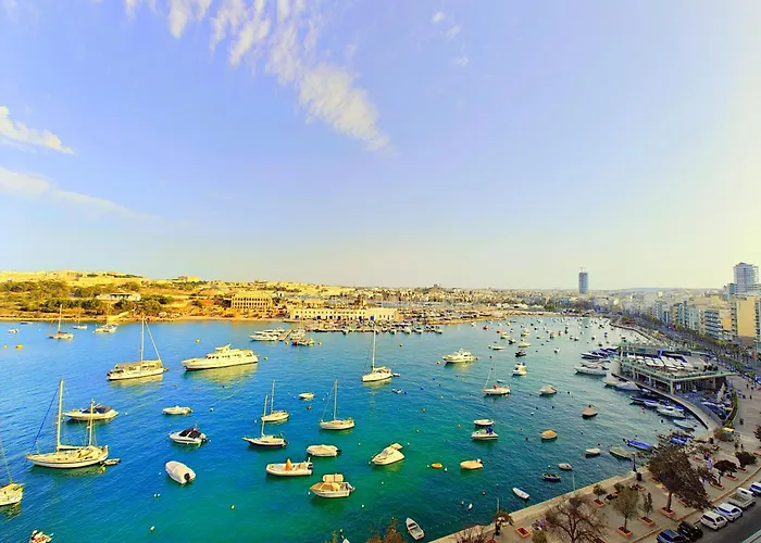 Luxury Living - Seafront Haven In - Malta 公寓 斯利马