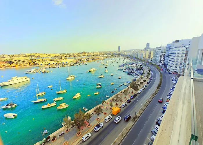 公寓 Luxury Living - Seafront Haven In - Malta